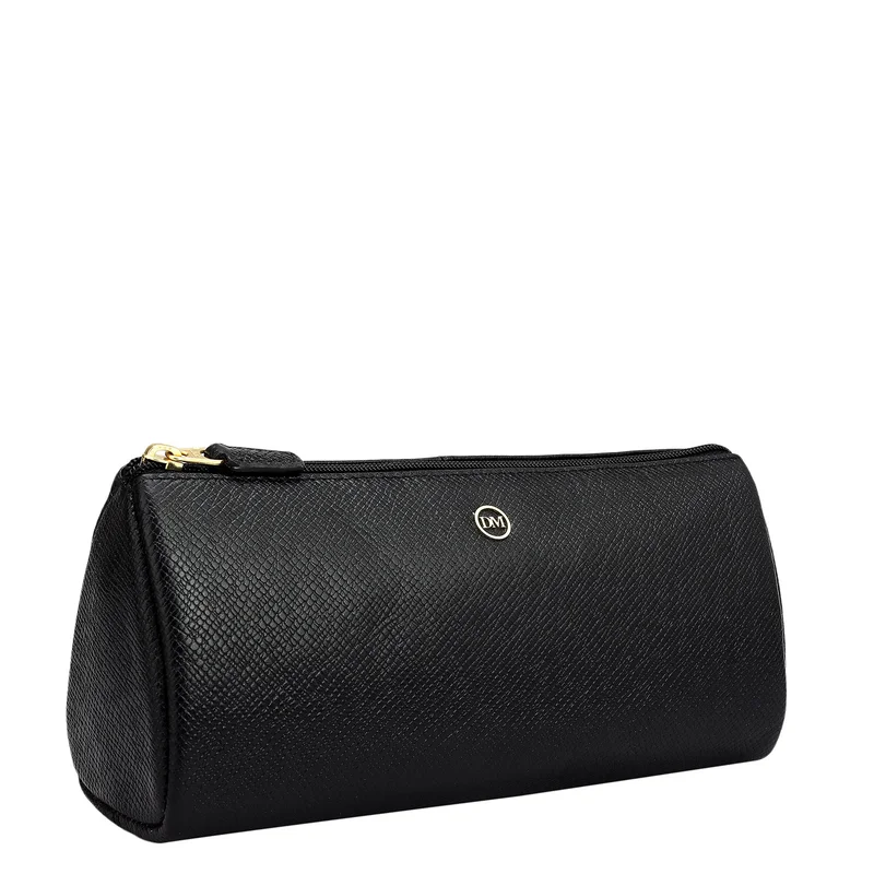 دا ميلانو Franzy Leather Multi Pouch - Black